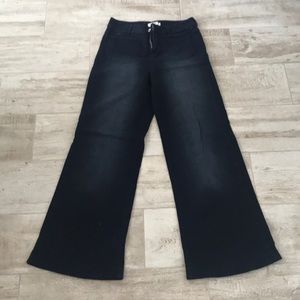 FOREVER 21 Dark Blue Bell Bottom Jeans